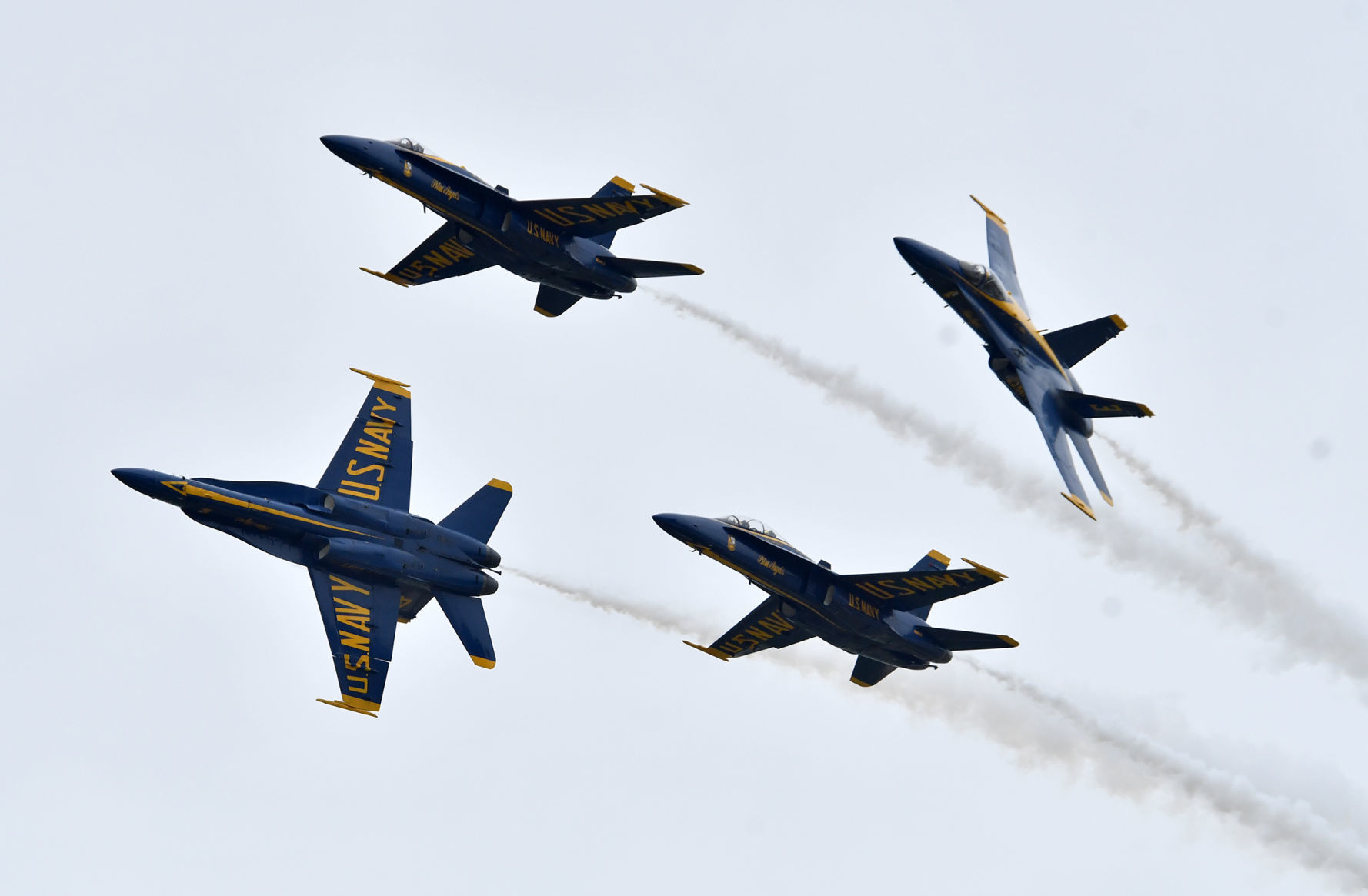 Practice day for the Quad City Air Show